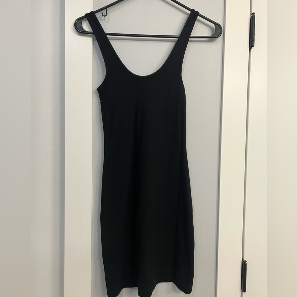 Express Rib Knit Rhinestone Dress - Picture 2 of 4